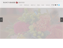 Tablet Screenshot of nkfloraldesign.com